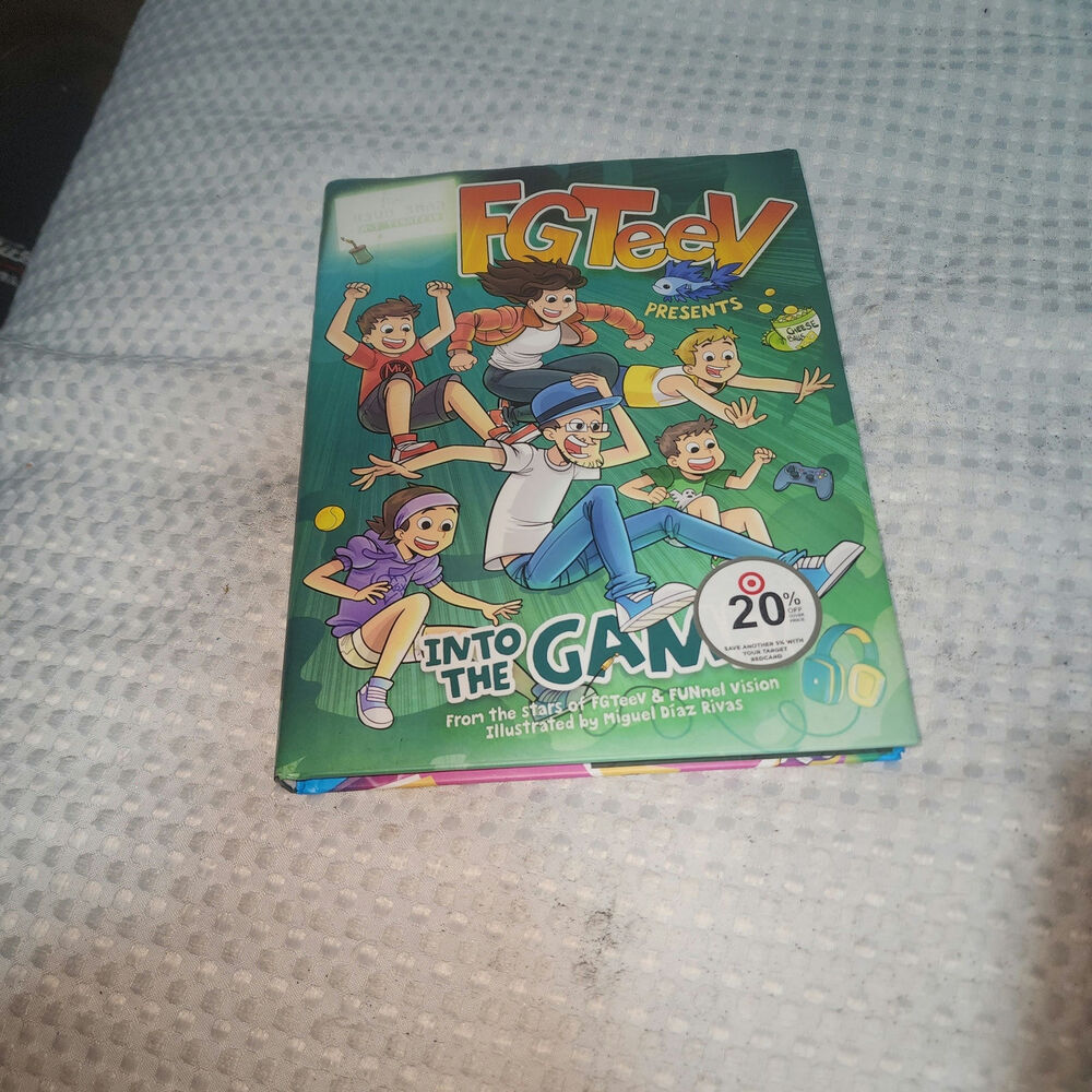 FGTEEV PRESENTS EUC INTO THE GAME BOOK HARDBACK NOVEL BOOK